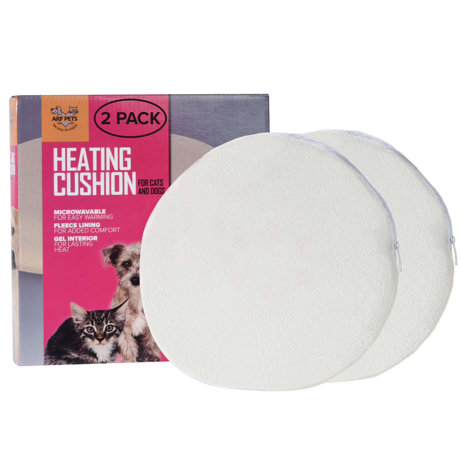 Microwavable Pet Heating Pad 2 Pack