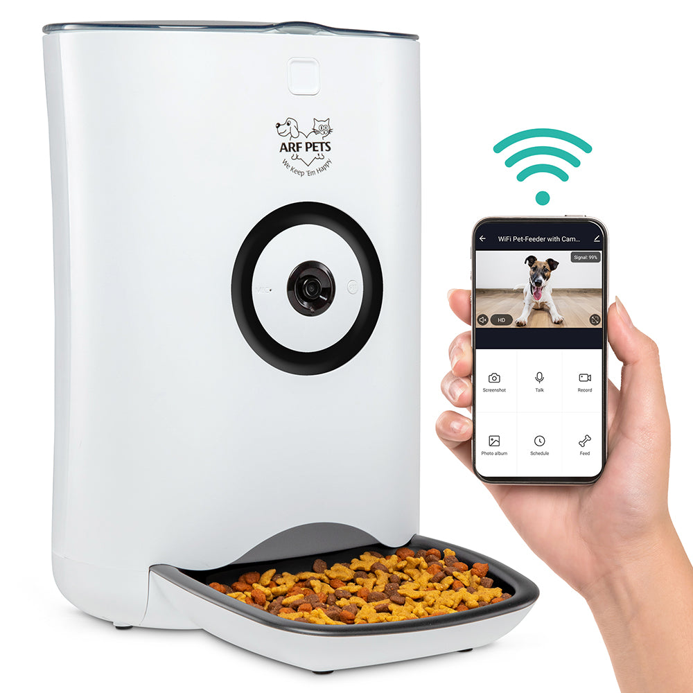 Smart Automated Pet Feeder with Video Camera - Main Image