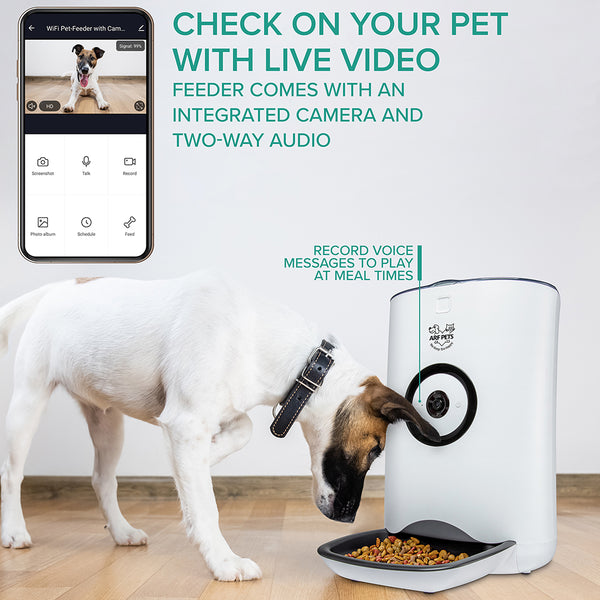 Smart Automated Pet Feeder with Video Camera