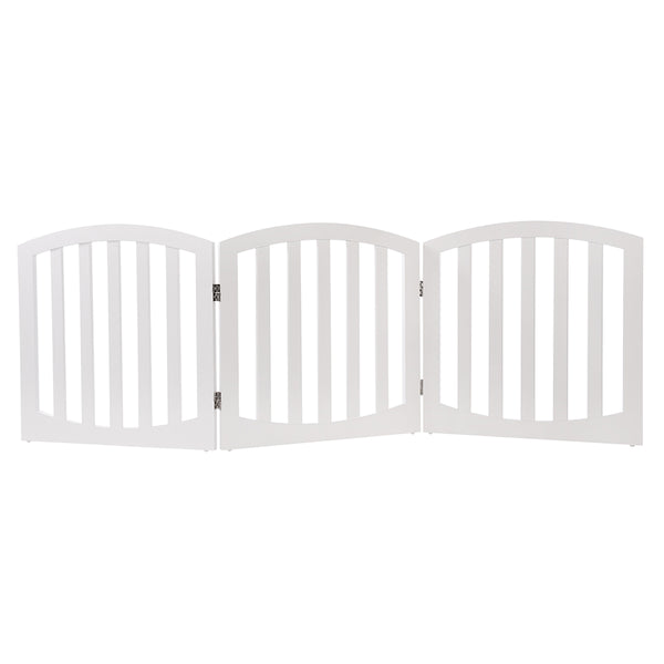 Freestanding 24" Pet Gate in White
