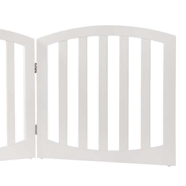 Freestanding 24" Pet Gate in White