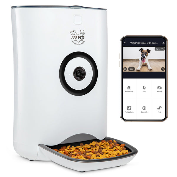 Smart Automated Pet Feeder with Video Camera