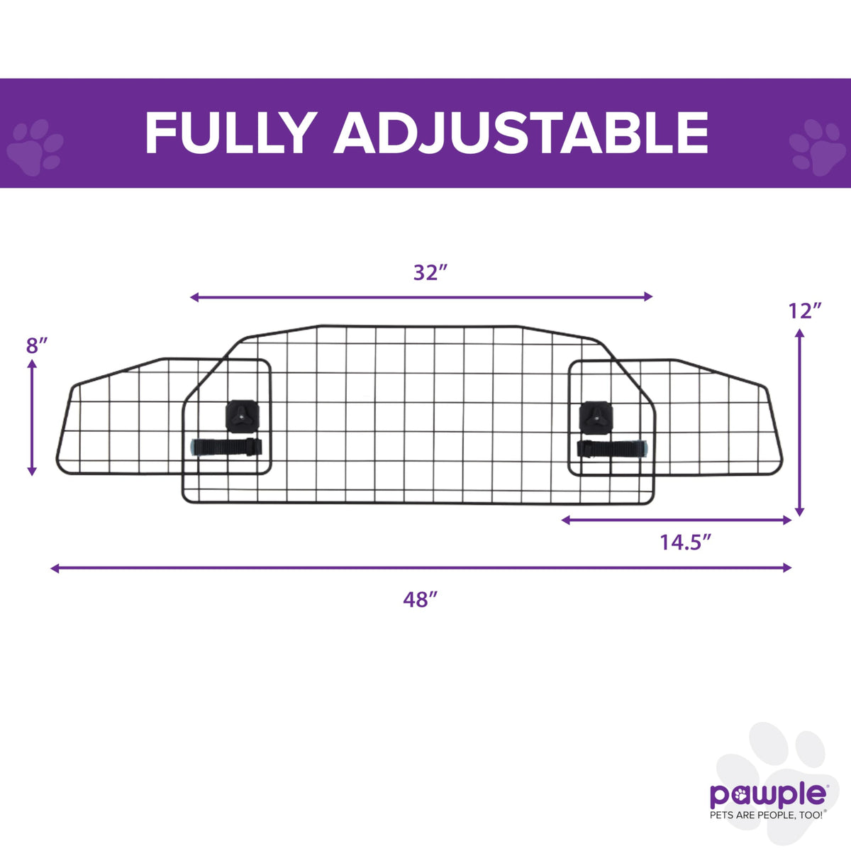 Dog Car Barrier Zone Tech Pet Barrier Car SUV Adjustable Divider