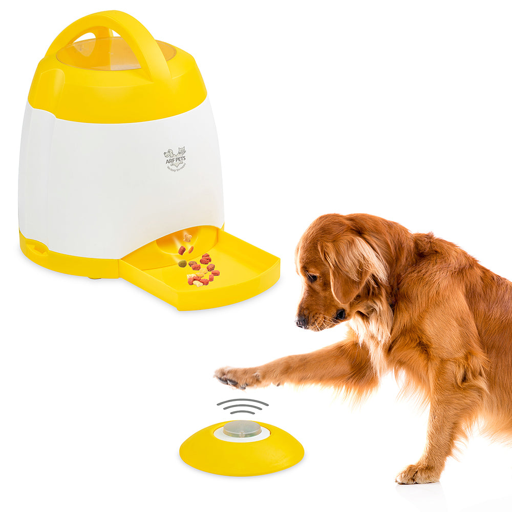 ALL FOR PAWS Smart Dog Treat Dispenser Toy Dog IQ Training Automatic Dog  Food Dispensing Toy Interactives Toys for Dogs, Touch Activated Rolling  Ball