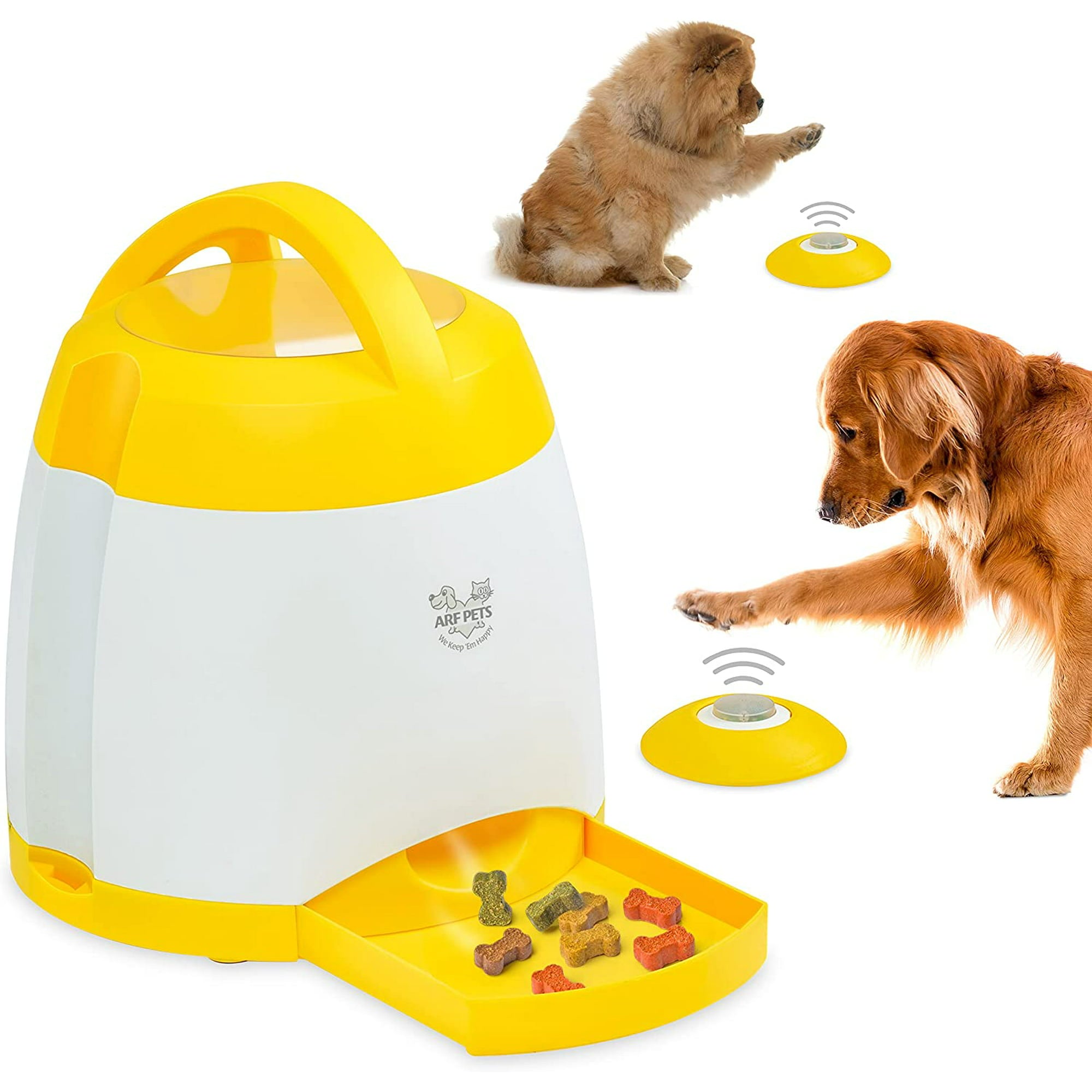 Arf Pets Dog Treat Dispenser with Button – Dog Memory