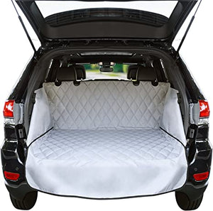 Cargo Liner for SUV's and Cars, Waterproof Material, Non Slip Backing, with Side Walls Protectors, Extra Bumper Flap Protector, Large Size - Universal Fit