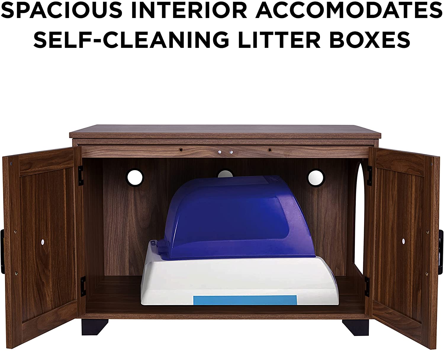 Large Cat Litter Box Cabinet – Arf Pets