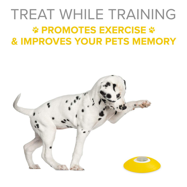 Arf Pets Dog Treat Dispenser with Button – Dog Memory Training Toy Promotes Exercise - 2 Buttons
