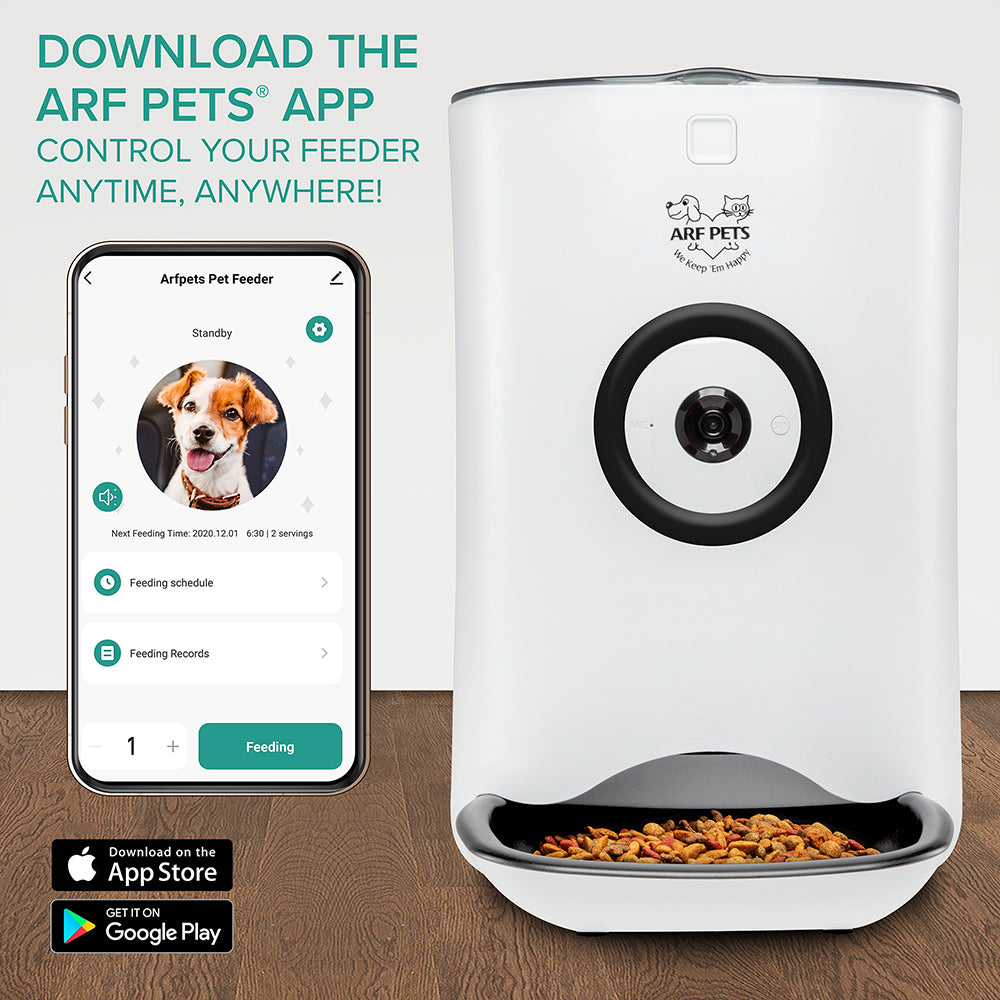 Smart Automated Pet Feeder with Video Camera – Arf Pets